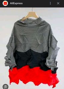Unique Pleated Top