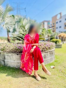 Vibrant Pink Ethnic Kurta Set with Dupatta