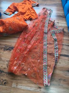 y2k Lehenga Choli Dupatta Set