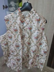 Men's Printed Ethnic Nehru Jacket
