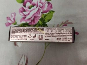 Lakme Powerplay Priming Matte Lipstick