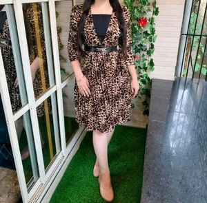Leopard Print Dress