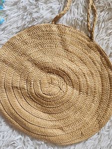 Round Straw Handbag