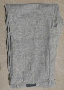 Men's Light Grey Textured Pants