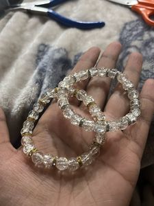 Crystal Beaded Bracelets (Set of 2)