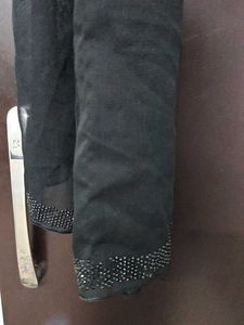 Elegant Black Embellished Dupatta combo