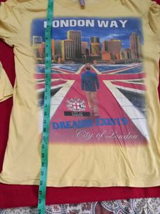 Yellow London Way Graphic T-Shirt