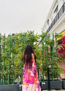 Vibrant Floral Maxi Dress