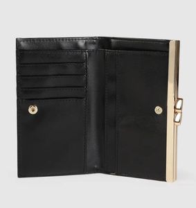 Accessorize London Black Croc-Effect Wallet