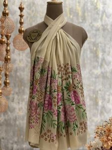Floral Embroidered Pashmina Shawls