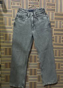 Grey Straight Leg Jean