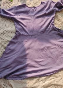 Elegant Lavender Ethnic Gown