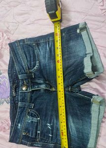 Only Blue Denim Shorts