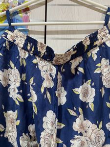 Floral Print Alia Cut Kurta N Pant Set