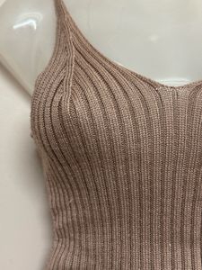Ribbed Dusty Pink Tank Top