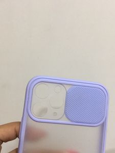 IPhone11Pro Lavender Matte Sliding Camera Protection Phone Cover Case
