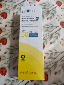 Plum Rice Water & Niacinamide Sunscreen SPF 50