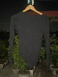 Ribbed Button-Up Long Sleeve Bodysuit