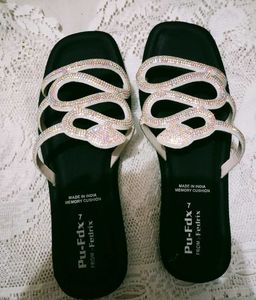 Snake Diamond Unused Flats