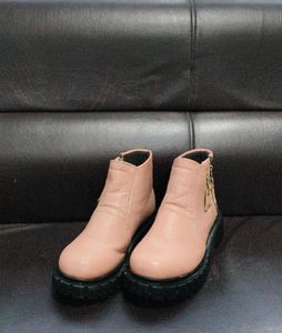 Chunky Sole Pink Boots