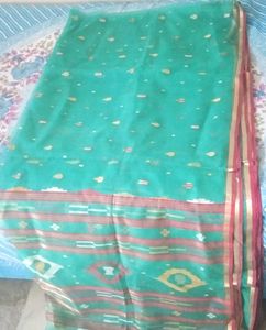 Brand new light weight thread work saree &amp; fall