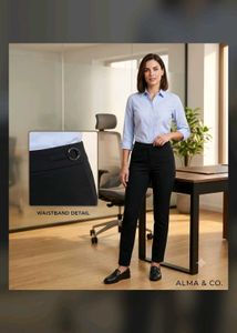 Classic Black Work Pants