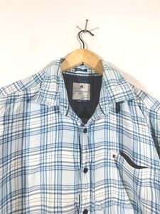 Blue And White Checks Shirt (Men's)