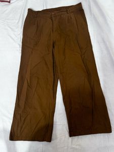 Brown Wide Leg Pants