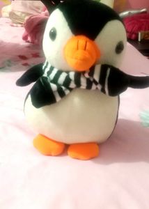 Cute Penguin Plush Toy with Scarf