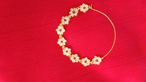rajputi royal Elegant Floral Nose nath big