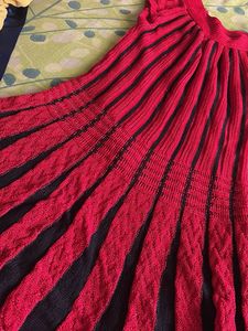 Girls' Red Striped Dress