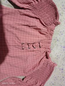 Peach Color Top | Sling Bag Freebie