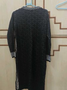 Stylish Black &amp; White Kurta