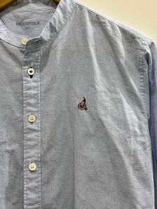 Light Blue Linen Shirt