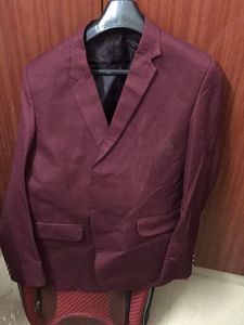 Deep Maroon Blazer Like New