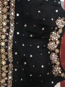 Embellished Black Blouse