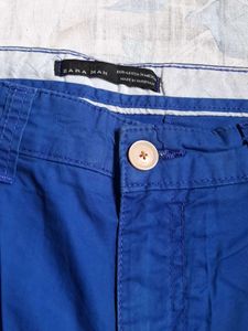 Men's Blue Chino Shorts