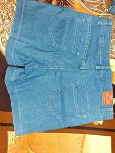 Blue Denim Shorts