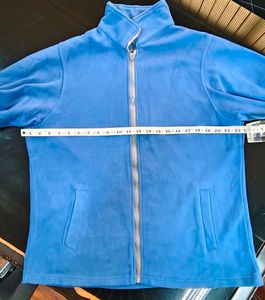 Vibrant Blue Fleece Jacket