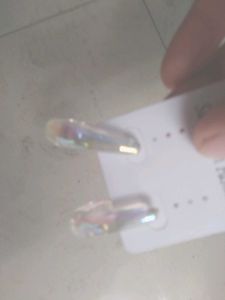 Iridescent Hoop Earrings....