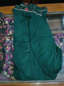 Emerald Green Printed Kurti
