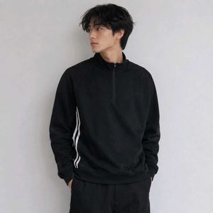 Adidas Men's Black Zip-Up Sweatshirt