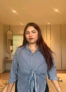Chic Striped Button-Down Shirt