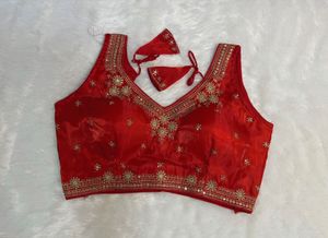 Red Organza Hot blouse