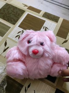 Cute Pink Teddy Bear Plush Toy (new)