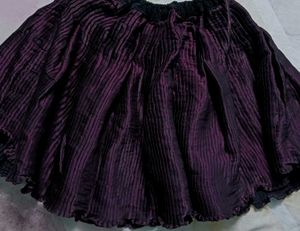 Bohemian Striped short Skirt