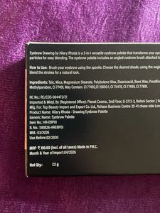 Hilary Rhoda Eyebrow Drawing Powder
