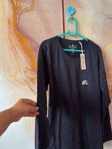 Navy Blue Long Sleeve T-Shirt