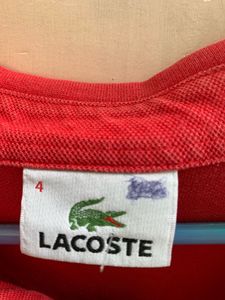Red Lacoste Polo Shirt (PL521)