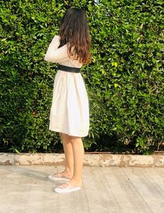 Boho Chic Cream Dress